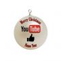 Personalized YouTube Christmas Ornament Custom Gift #3