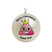 Personalized Princess Poop Emoji Christmas Ornament Funny Emoji #15