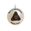 Personalized Fidget Spinner Poop Emoji Funny Christmas Ornament Custom Gift #1