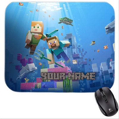 Personalized Minecraft Under Water Mousepad 10