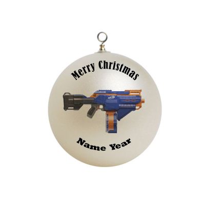 Personalized  Nerf Gun Blaster Ornament  10