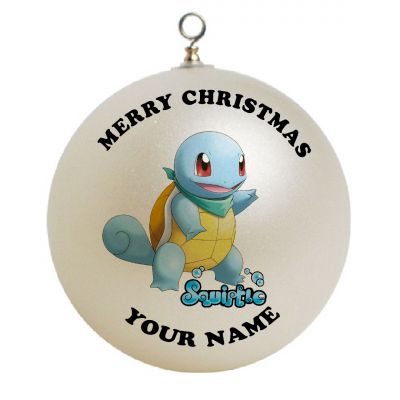 Personalized Pokemon Squirtle x-mas Ornament  #10