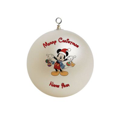Personalized Mickey mouse christmas Disney Ornament unique Kid Baby First Christmas Christmasornament