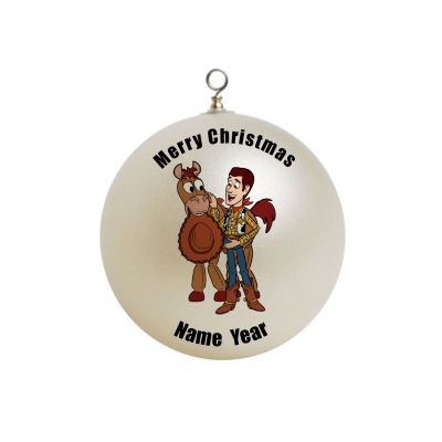 Personalized Toy Story Bullseye and Woody Ornament  #11