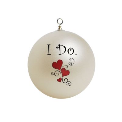  Wedding Gift, Engagement Gift, Wedding, Bride Groom Gift Happily Ever After Christmas  I do #11