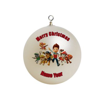 Personalized Paw Patrol all characters Boy Christmas Ornament 12