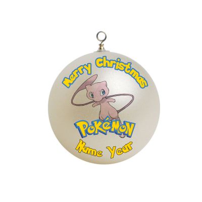 Personalized Pokemon Mew Christmas Ornament Custom Gift #12