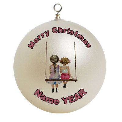 Personalized Unbreakable Ornament  Mom And Daughter Best Friend 14