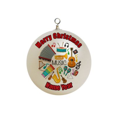 Personalized Music Instruments Christmas Ornament Custom Gift #15