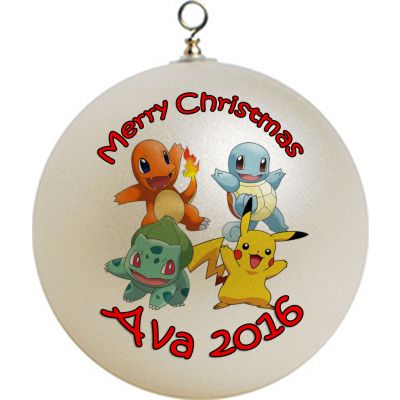 Personalized  Pokemon Christmas  Ornament #15