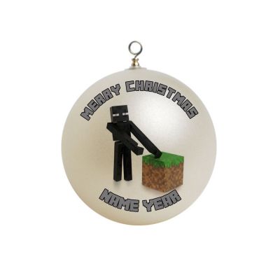 Personalized Minecraft Enderman Christmas Ornament Custom #16