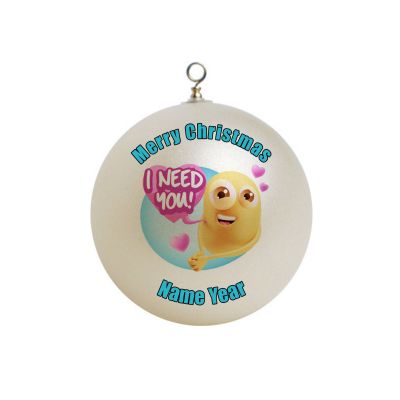 Personalized  I Need You Emoji Christmas Ornament # 16