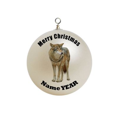 Personalized  Wolf Wolves Dog   Ornament Christmas 16