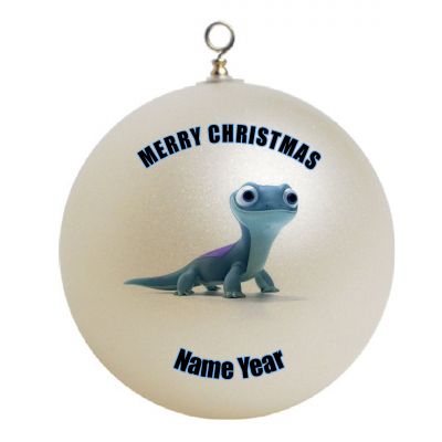 Personalized Frozen Fire Salamander Ornament 17
