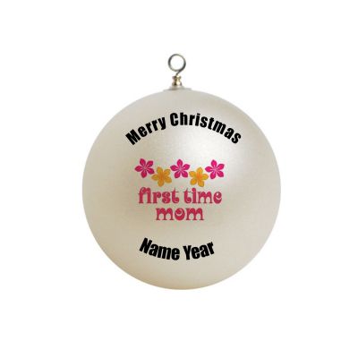 Personalized  First Time Mom Mother Mommy Christmas  Ornament 19