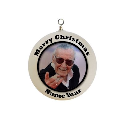 Personalized Stan Lee Christmas Ornament 1