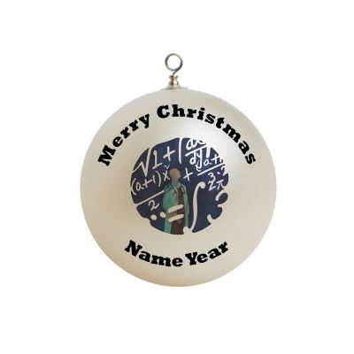 Personalized Calculus Christmas Ornament 1