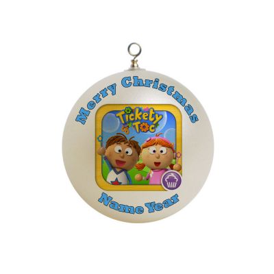 Personalized Tickety Toc Christmas Ornament Custom Gift #1