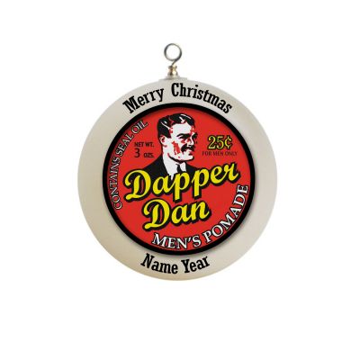 Personalized Dapper Dan Christmas Ornament #1