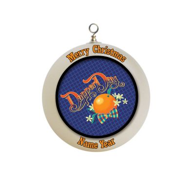Personalized Dapper Day Christmas Ornament #1