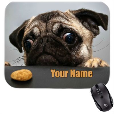 Personalized Pug Funny Mousepad Pug 1