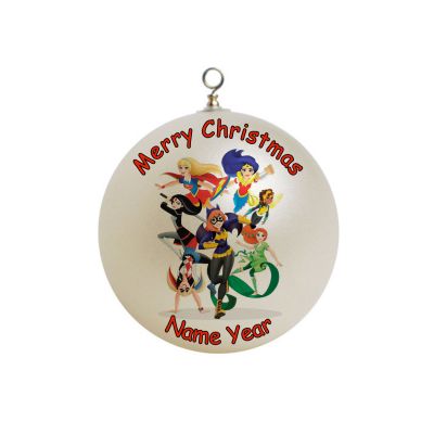 Personalized DC Super hero Girls Christmas Ornament #1