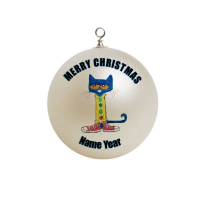 Personalized Pete the Cat Kids Book Ornament   #1