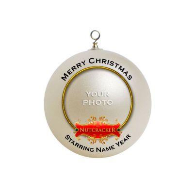 Personalized Nutcracker Photo Christmas Ornament Custom Gift #1