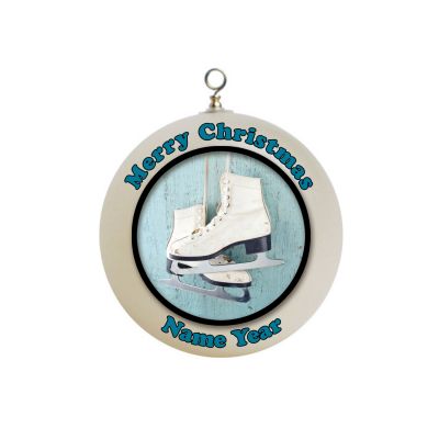 Personalized Ice Skating Christmas Ornament #1