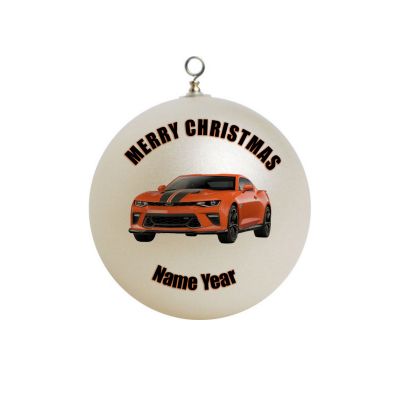 Personalized 2018 Orange Camaro First Car Boy Teenager 1