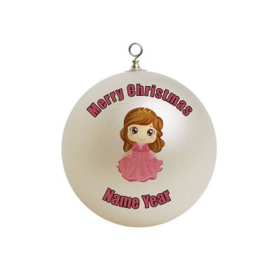 Personalized Girl Princess Ornament 1