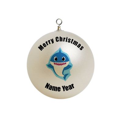 Personalized Baby Shark Ornament 1