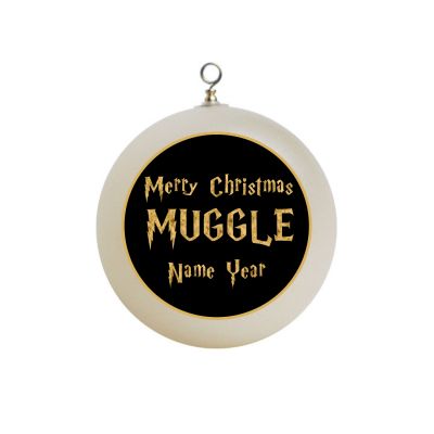Personalized  Harry Potter Inspired Muggle Christmas Ornament Custom Gift #1