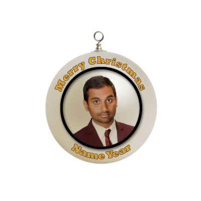Personalized Aziz Ansari Christmas Ornament Custom Gift # 1
