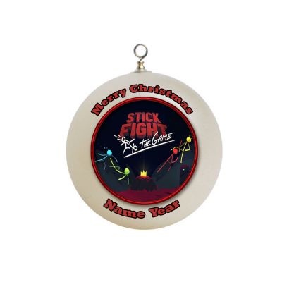 Personalized Stick Fight  Ornament 1