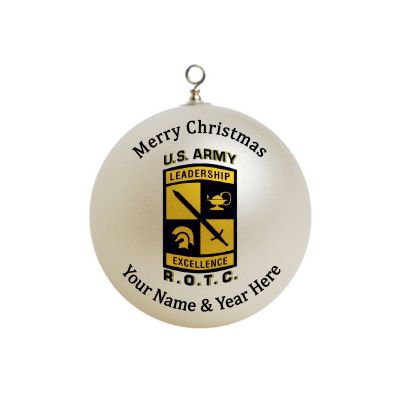 Personalized R.O.T.C. U.S. Army Christmas Ornament Custom Gift #1