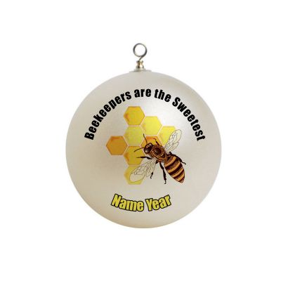 Personalized Beekeepers Are the Sweetest Honey Bee Ornament 1