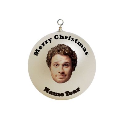 Personalized Seth Rogen Christmas Ornament Custom Gift # 1