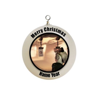 Personalized Gun Range Ornament 1