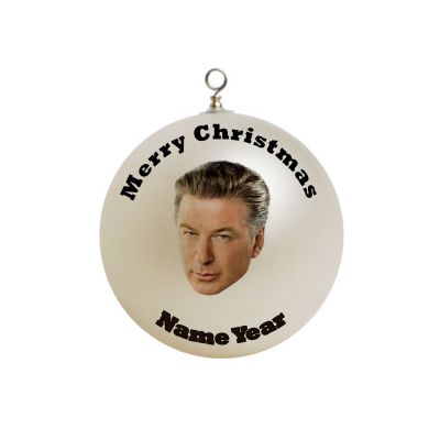 Personalized Alec Baldwin Christmas Ornament Custom Gift # 1