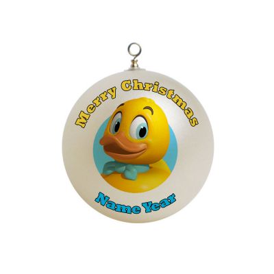 Personalized Lucky Duck Christmas Ornament Custom Gift #1