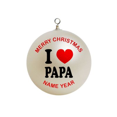 Personalized  I love Papa #1