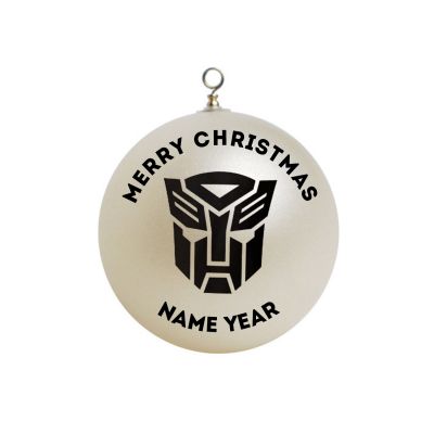 Personalized Autobot Shield Christmas Ornament 1