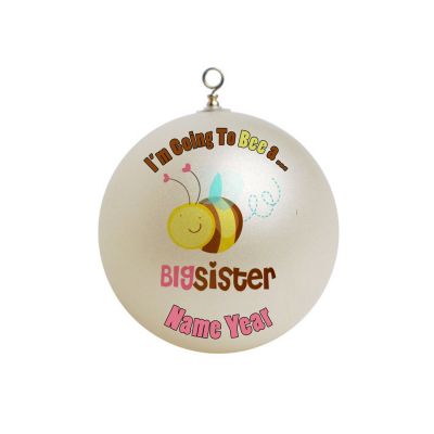 Personalized Big Sister Christmas Ornament Custom  #1 