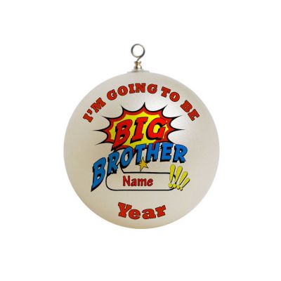 Personalized Big Brother superhero Book Christmas Ornament Custom  #1