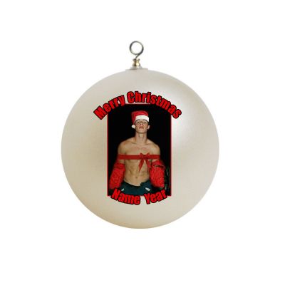 Personalized shawn mendez Ornament wrapped as a gift  1