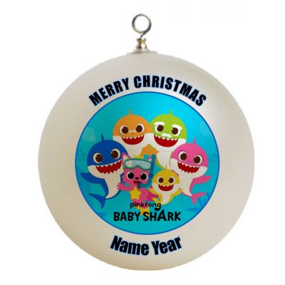Personalized baby shark pinkfong Ornament 1