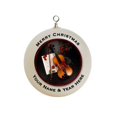 Personalized Violin Christmas Ornament Custom Gift #1
