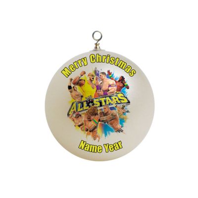 Personalized  WWE all Stars Christmas  Ornament #1