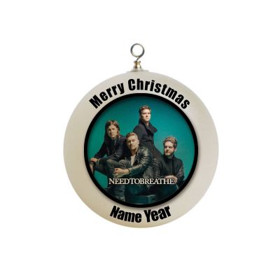 Personalized Need To Breathe Band   Ornament 1